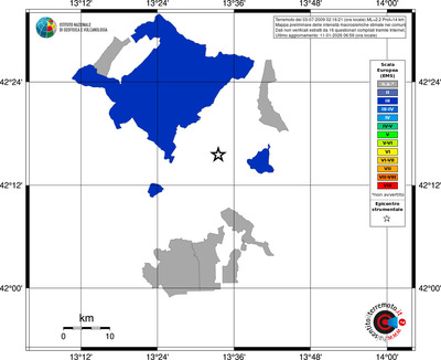 Mappa EMS - territori comuni
