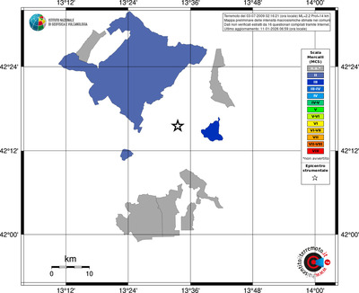 Mappa MCS - territori comuni
