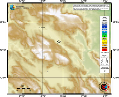 Mappa MCS - località