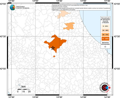 Mappa territorio comunale con almeno 3 questionari