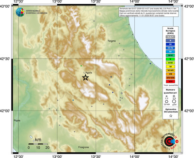 Mappa EMS - località