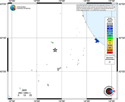 Mappa MCS - territori località