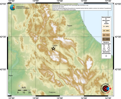 Mappa comuni con almeno 3 questionari