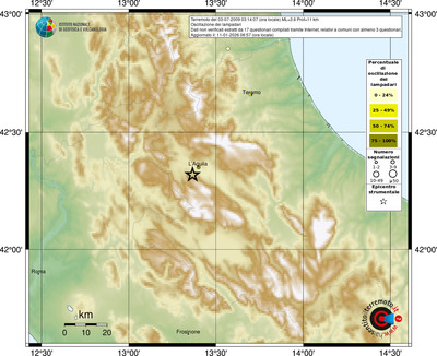 Mappa comuni con almeno 3 questionari