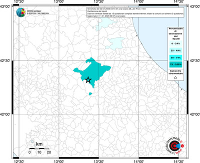 Mappa territorio comunale con almeno 3 questionari
