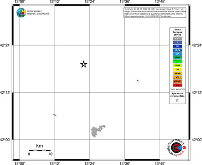 Mappa EMS - territori località