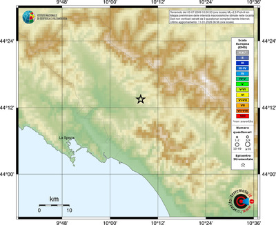Mappa EMS - località