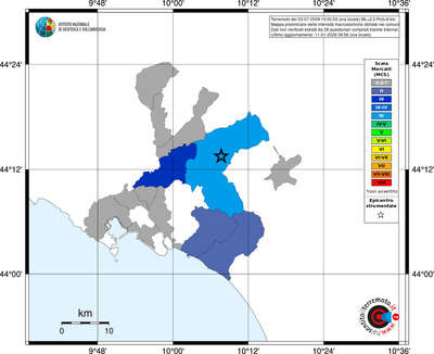 Mappa MCS - territori comuni