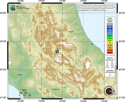 Mappa EMS - località