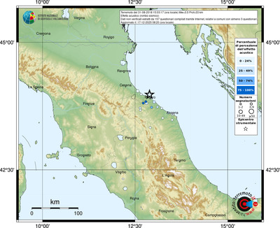 Mappa comuni con almeno 3 questionari
