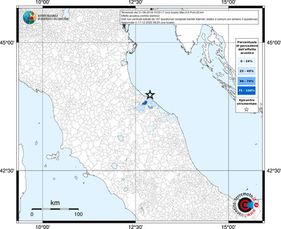 Mappa territorio comunale con almeno 3 questionari