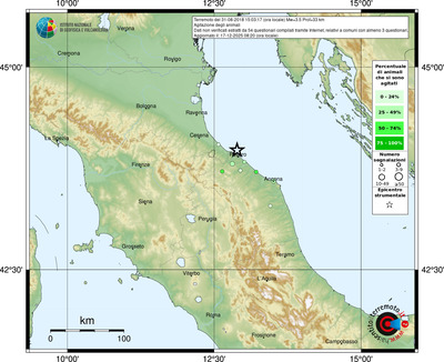 Mappa comuni con almeno 3 questionari