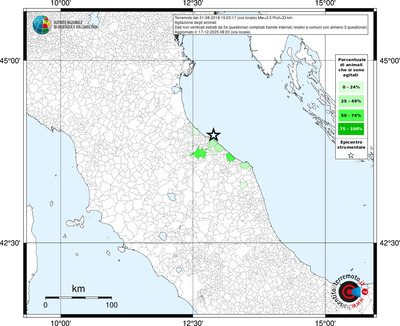 Mappa territorio comunale con almeno 3 questionari