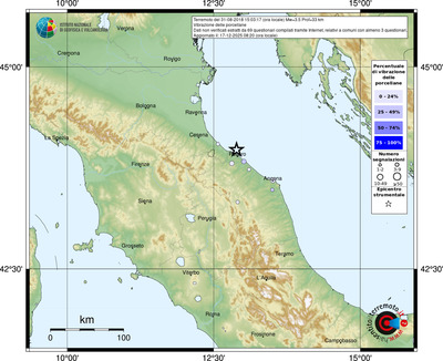 Mappa comuni con almeno 3 questionari