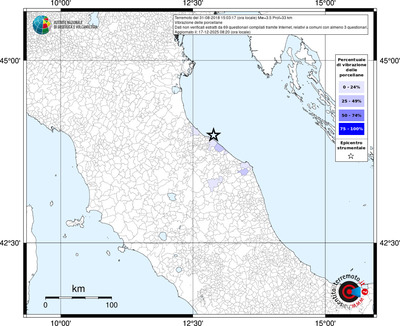Mappa territorio comunale con almeno 3 questionari