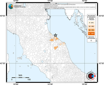 Mappa territorio comunale con almeno 3 questionari