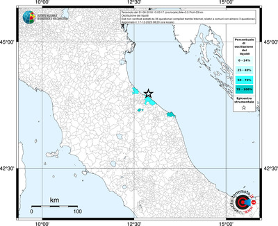 Mappa territorio comunale con almeno 3 questionari