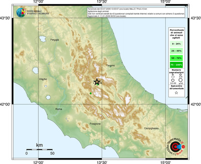 Mappa comuni con almeno 3 questionari