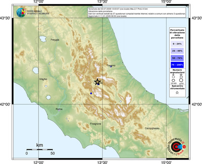 Mappa comuni con almeno 3 questionari