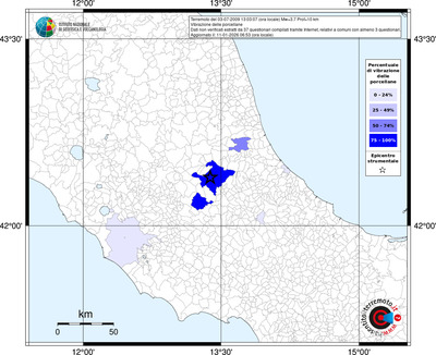 Mappa territorio comunale con almeno 3 questionari