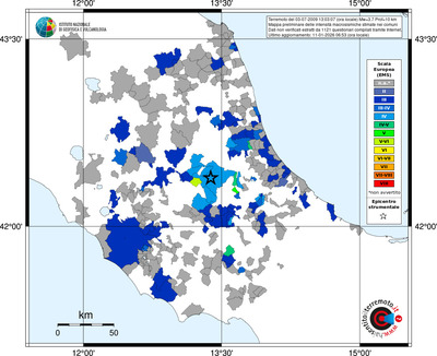 Mappa EMS - territori comuni