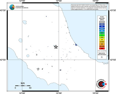 Mappa MCS - territori località