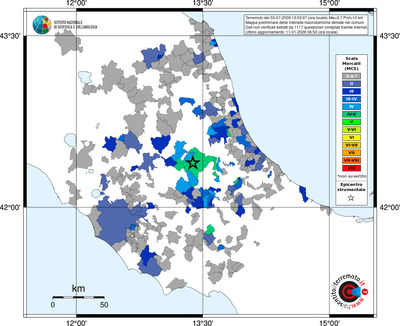 Mappa MCS - territori comuni