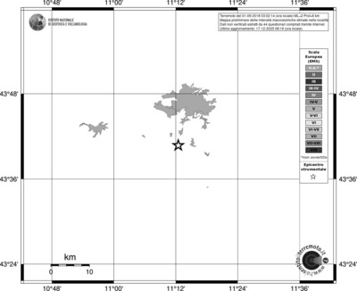 Mappa EMS - territori località