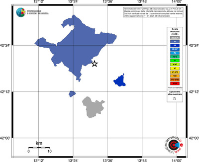 Mappa MCS - territori comuni