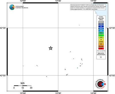 Mappa MCS - territori località