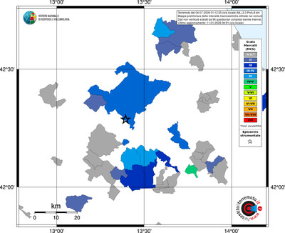 Mappa MCS - territori comuni
