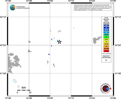 Mappa MCS - territori località