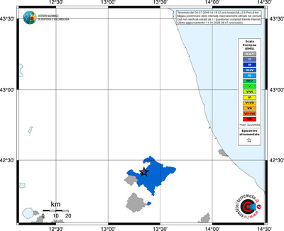 Mappa EMS - territori comuni