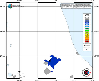 Mappa MCS - territori comuni