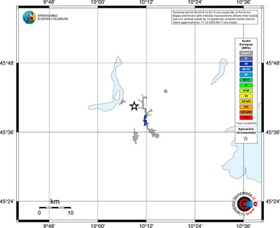Mappa EMS - territori località
