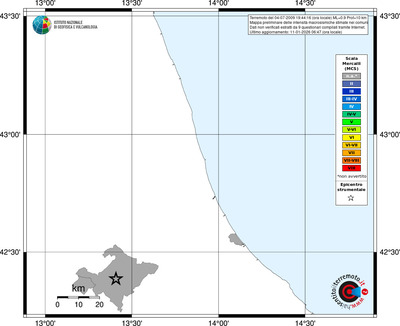 Mappa MCS - territori comuni