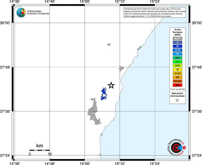 Mappa EMS - territori località