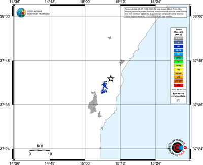 Mappa MCS - territori località