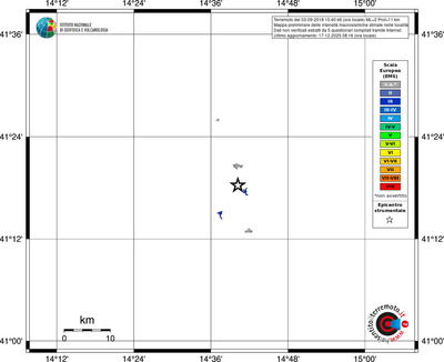 Mappa EMS - territori località