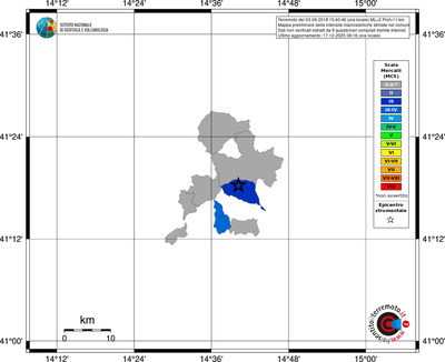 Mappa MCS - territori comuni