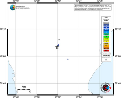 Mappa EMS - territori località