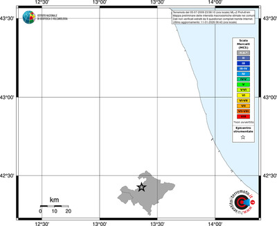 Mappa MCS - territori comuni