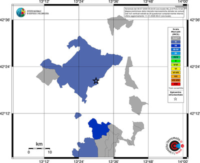 Mappa MCS - territori comuni