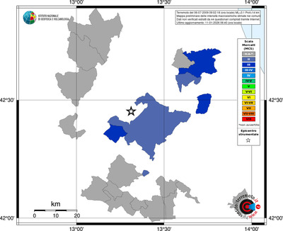 Mappa MCS - territori comuni