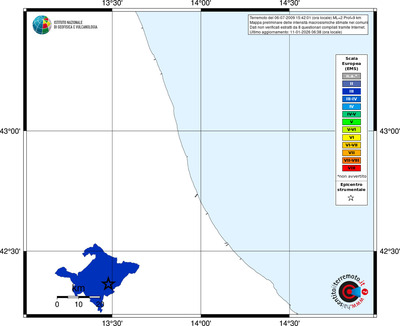 Mappa EMS - territori comuni