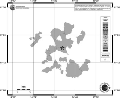 Mappa EMS - territori comuni
