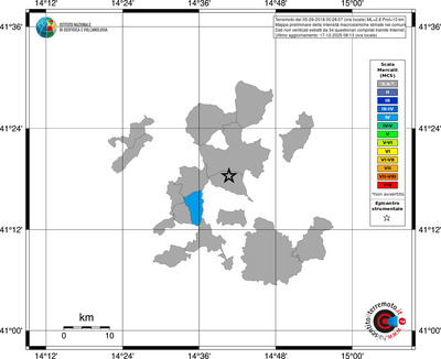 Mappa MCS - territori comuni