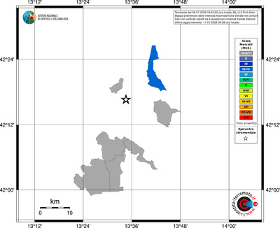 Mappa MCS - territori comuni