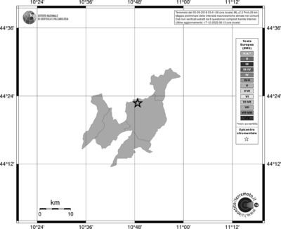Mappa EMS - territori comuni