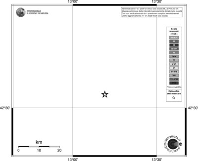 Mappa MCS - territori località